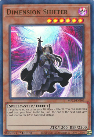 Dimension Shifter MP22 EN263 Ultra Rare 1st Edition 2022 Mega Tin Pharaoh s Gods 1st Edition Singles Dimension Shifter MP22 EN263 Ultra Rare 1st Edition 2022 Mega Tin Pharaoh s Gods 1st Edition Singles
