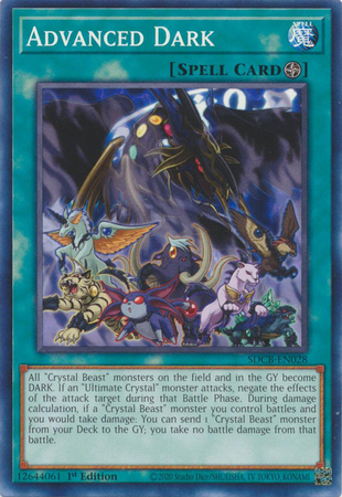 Advanced Dark SDCB EN028 Common 1st Edition Legend of the Crystal Beasts 1st Edition Singles Advanced Dark SDCB EN028 Common 1st Edition Legend of the Crystal Beasts 1st Edition Singles
