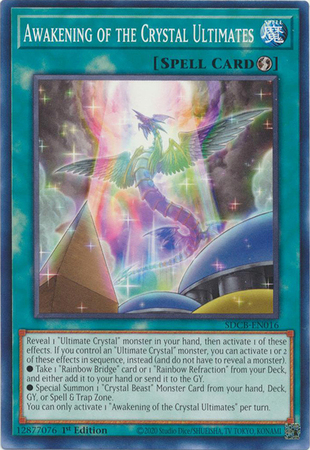 Awakening of the Crystal Ultimates SDCB EN016 Common 1st Edition Legend of the Crystal Beasts 1st Edition Singles Awakening of the Crystal Ultimates SDCB EN016 Common 1st Edition Legend of the Crystal Beasts 1st Edition Singles