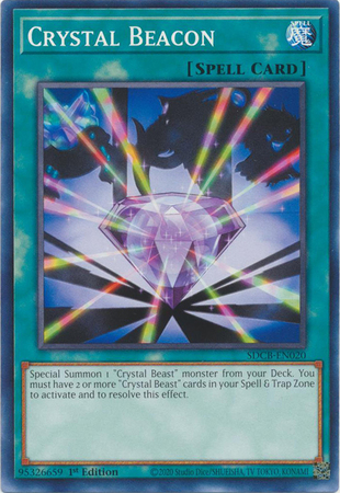 Crystal Beacon SDCB EN020 Common 1st Edition Legend of the Crystal Beasts 1st Edition Singles Crystal Beacon SDCB EN020 Common 1st Edition Legend of the Crystal Beasts 1st Edition Singles