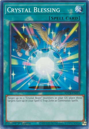 Crystal Blessing Yugioh Trollandtoad