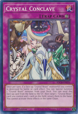 Crystal Conclave SDCB EN036 Common 1st Edition Legend of the Crystal Beasts 1st Edition Singles Crystal Conclave SDCB EN036 Common 1st Edition Legend of the Crystal Beasts 1st Edition Singles