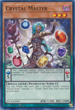 Crystal Master SDCB EN009 Common 1st Edition Legend of the Crystal Beasts 1st Edition Singles Crystal Master SDCB EN009 Common 1st Edition Legend of the Crystal Beasts 1st Edition Singles