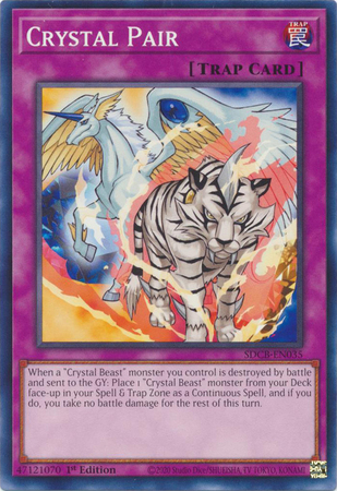 Crystal Pair SDCB EN035 Common 1st Edition Crystal Pair SDCB EN035 Common 1st Edition