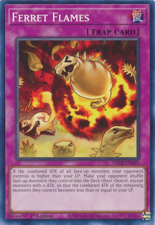 Ferret Flames SDCB EN039 Common 1st Edition Legend of the Crystal Beasts 1st Edition Singles Ferret Flames SDCB EN039 Common 1st Edition Legend of the Crystal Beasts 1st Edition Singles