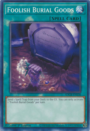 Foolish Burial Goods SDCB EN030 Common 1st Edition Foolish Burial Goods SDCB EN030 Common 1st Edition