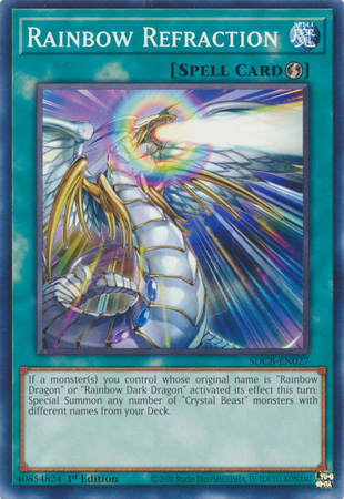 Rainbow Refraction SDCB EN027 Common 1st Edition Legend of the Crystal Beasts 1st Edition Singles Rainbow Refraction SDCB EN027 Common 1st Edition Legend of the Crystal Beasts 1st Edition Singles