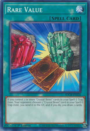 Rare Value SDCB EN026 Common 1st Edition Legend of the Crystal Beasts 1st Edition Singles Rare Value SDCB EN026 Common 1st Edition Legend of the Crystal Beasts 1st Edition Singles