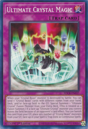 Ultimate Crystal Magic SDCB EN037 Common 1st Edition Legend of the Crystal Beasts 1st Edition Singles Ultimate Crystal Magic SDCB EN037 Common 1st Edition Legend of the Crystal Beasts 1st Edition Singles