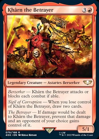 Kharn the Betrayer 079 168 Kharn the Betrayer 079 168