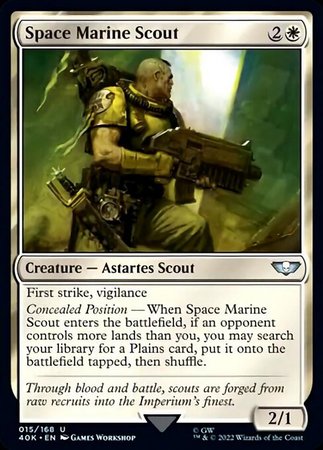Space Marine Scout 015 168 Space Marine Scout 015 168