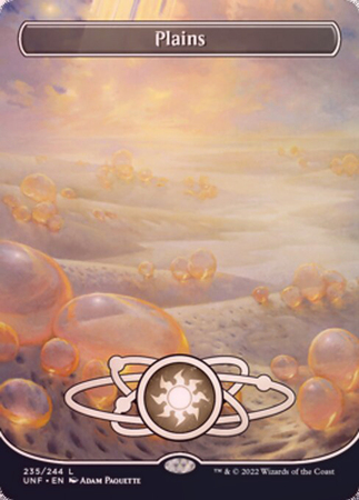 Plains 235 244 Borderless Planetary Space ic Foil Unfinity Foil Singles Plains 235 244 Borderless Planetary Space ic Foil Unfinity Foil Singles