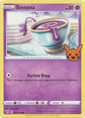 Pokemon Card Mimikyu 081/189 Holo Rare Trick Or Trade Halloween