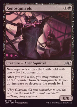 Xenosquirrels 096 244 Foil Unfinity Foil Singles Xenosquirrels 096 244 Foil Unfinity Foil Singles
