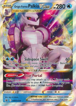 Origin Forme Palkia VSTAR SWSH254 Oversized Promo Pokemon Oversized Cards Origin Forme Palkia VSTAR SWSH254 Oversized Promo Pokemon Oversized Cards