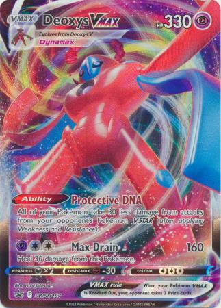 Deoxys VMax - SWSH267 Full Art Ultra Rare Promo