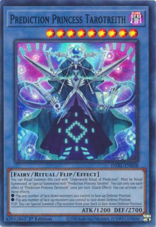 Prediction Princess Tarotreith DABL EN038 Super Rare 1st Edition Darkwing Blast 1st Edition Singles Prediction Princess Tarotreith DABL EN038 Super Rare 1st Edition Darkwing Blast 1st Edition Singles