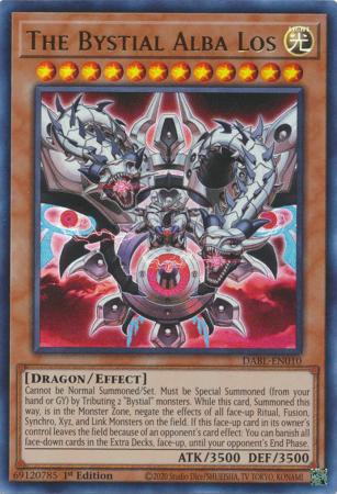 The Bystial Alba Los DABL EN010 Ultra Rare 1st Edition Darkwing Blast 1st Edition Singles The Bystial Alba Los DABL EN010 Ultra Rare 1st Edition Darkwing Blast 1st Edition Singles