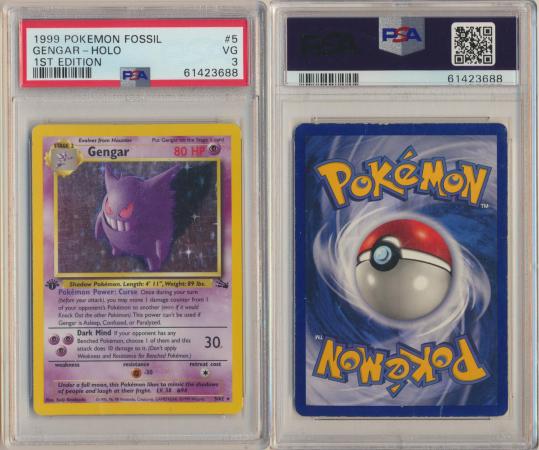 Gengar - PSA Graded Pokemon Cards - Pokemon | TrollAndToad