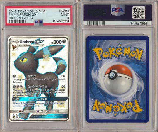 Pokemon popular Umbreon GX Secret PSA 9