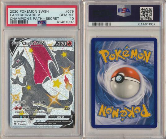 Charizard V - PSA Graded Pokemon Cards - Pokemon | TrollAndToad