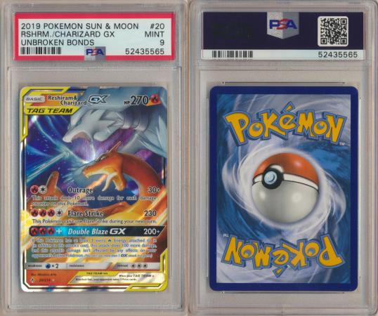 Pokemon - Reshiram & Charizard Tag Team GX - 20/214 - Ultra Rare - Unbroken  Bonds