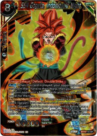 SS4 Gogeta Indomitable Might BT18 143 Super Rare Foil Dawn of the Z Legends Foil Singles SS4 Gogeta Indomitable Might BT18 143 Super Rare Foil Dawn of the Z Legends Foil Singles