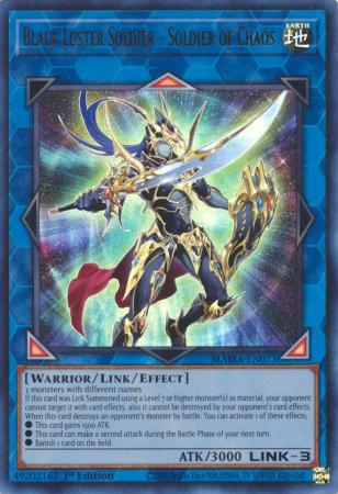 Yugioh YGLD-ENA01 Black Luster Soldier 1st Edition Mint