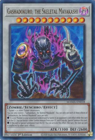 Gashadokuro the Skeletal Mayakashi MAMA EN018 Ultra Rare 1st Edition Magnificent Mavens 1st Edition Singles Gashadokuro the Skeletal Mayakashi MAMA EN018 Ultra Rare 1st Edition Magnificent Mavens 1st Edition Singles
