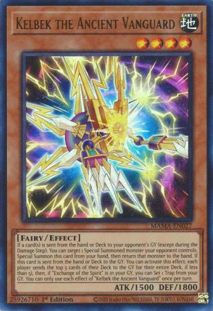 Kelbek the Ancient Vanguard MAMA EN027 Ultra Rare 1st Edition Kelbek the Ancient Vanguard MAMA EN027 Ultra Rare 1st Edition