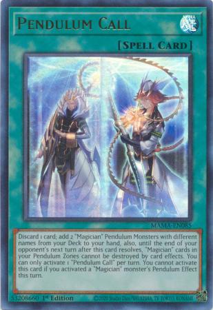 YuGiOh Pendulum Shift 1st Edition Quick-Play Spell Card