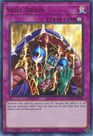 Skill Drain MAMA EN094 Ultra Rare 1st Edition Skill Drain MAMA EN094 Ultra Rare 1st Edition