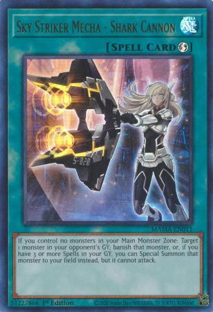 Sky Striker Mecha Shark Cannon MAMA EN011 Ultra Rare 1st Edition Sky Striker Mecha Shark Cannon MAMA EN011 Ultra Rare 1st Edition