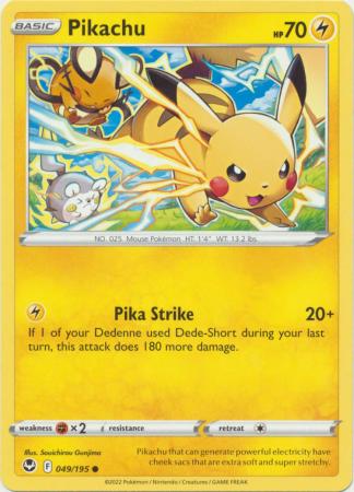Pikachu (049/195) [Sword & Shield: Silver Tempest]