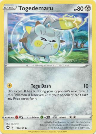 Togedemaru 127 195 Common Togedemaru 127 195 Common