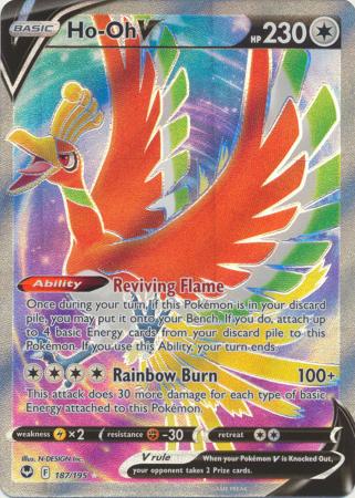 Ho-Oh V, Silver Tempest, TCG Card Database