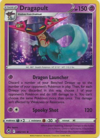 Dragapult 089 195 Holo Rare Sword Shield Silver Tempest Singles Dragapult 089 195 Holo Rare Sword Shield Silver Tempest Singles