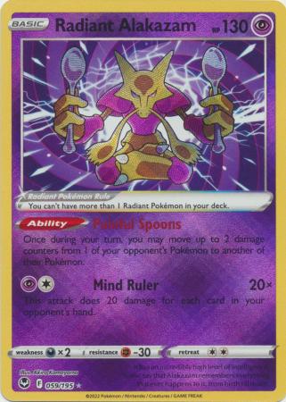 Alakazam Radiante / Radiant Alakazam (059/195), Busca de Cards