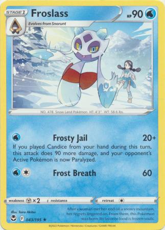 Froslass 043 195 Rare Sword Shield Silver Tempest Singles Froslass 043 195 Rare Sword Shield Silver Tempest Singles