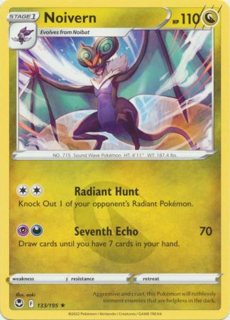 Noivern 133 195 Rare Sword Shield Silver Tempest Singles Noivern 133 195 Rare Sword Shield Silver Tempest Singles