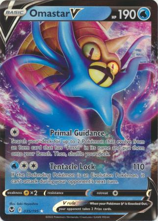 Amonistar V - 035/195 - Ultra Rare - Carte Pokémon Tempête Argentée EB12 -  DracauGames