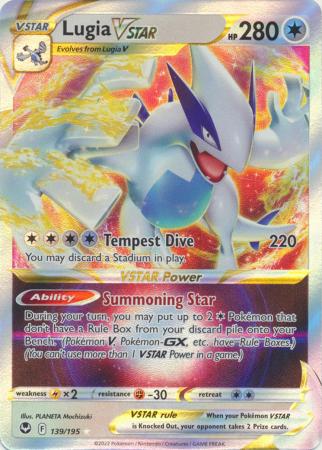 Ho-Oh V 140/195 Full Art NM/M Silver Tempest Pokemon Card