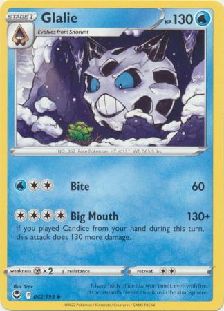 Glalie 042 195 Uncommon Glalie 042 195 Uncommon