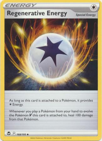 Regenerative Energy 168 195 Uncommon Sword Shield Silver Tempest Singles Regenerative Energy 168 195 Uncommon Sword Shield Silver Tempest Singles