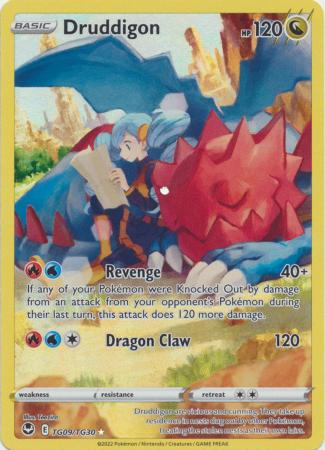 Druddigon TG09 TG30 Holo Rare Druddigon TG09 TG30 Holo Rare
