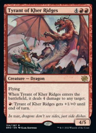Tyrant of Kher Ridges 154 287 Tyrant of Kher Ridges 154 287
