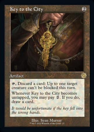 Key to the City 27 Retro Frame 
