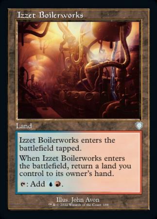 Izzet Boilerworks 188 Retro Frame The Brothers War Commander Izzet Boilerworks 188 Retro Frame The Brothers War Commander