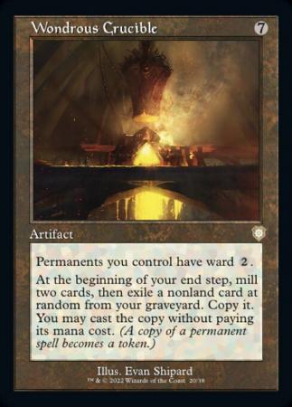 Wondrous Crucible 20 36 Retro Frame The Brothers War Commander Wondrous Crucible 20 36 Retro Frame The Brothers War Commander