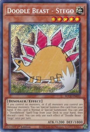 Doodle Beast Stego BLCR EN032 Secret Rare 1st Edition Doodle Beast Stego BLCR EN032 Secret Rare 1st Edition